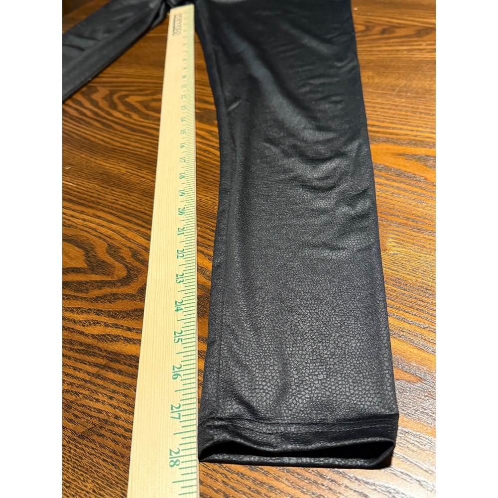 NWT Eye Candy Black Pebble Texture Leggings Pants Women's Size L - Picture 6 of 14